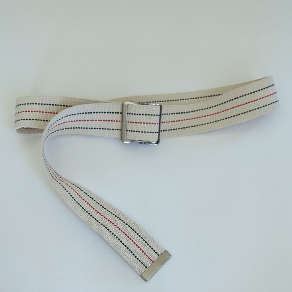 Sammons Preston Stylish Cream Belt with Red and Black Accents